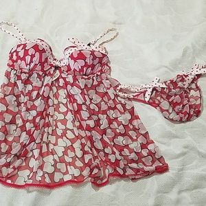 NWT Victoria's secret babydoll set